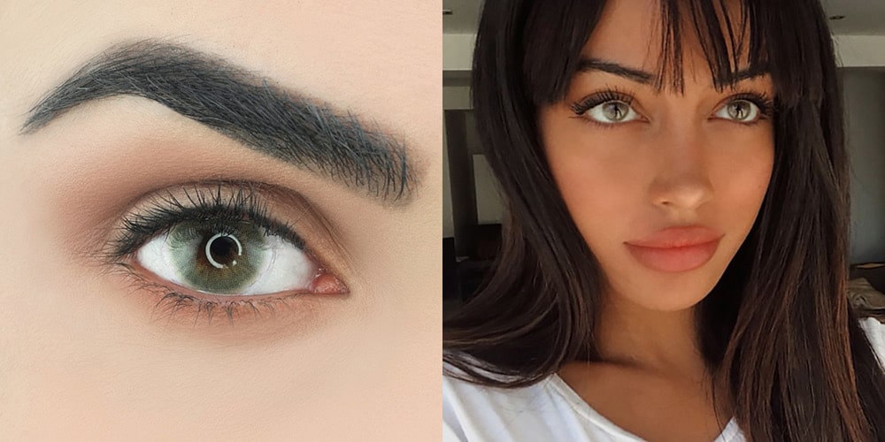 The Best Green Contacts for Brown Eyes - Bellatory