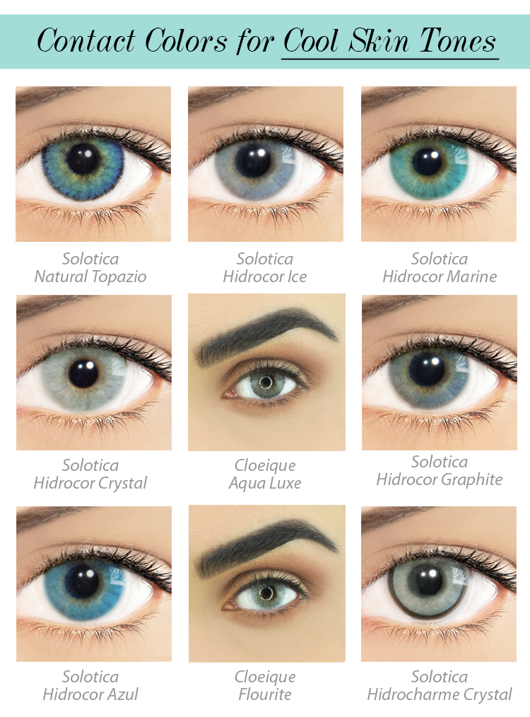 How to Choose the Best Coloured Contacts to Match Your Skin Tone